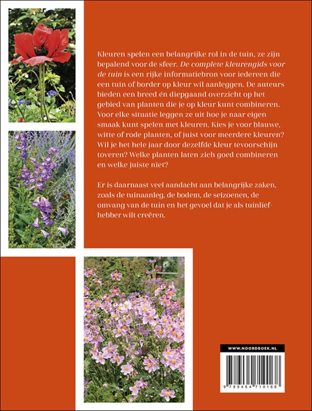 Achterkant van De complete kleurengids voor de tuin
