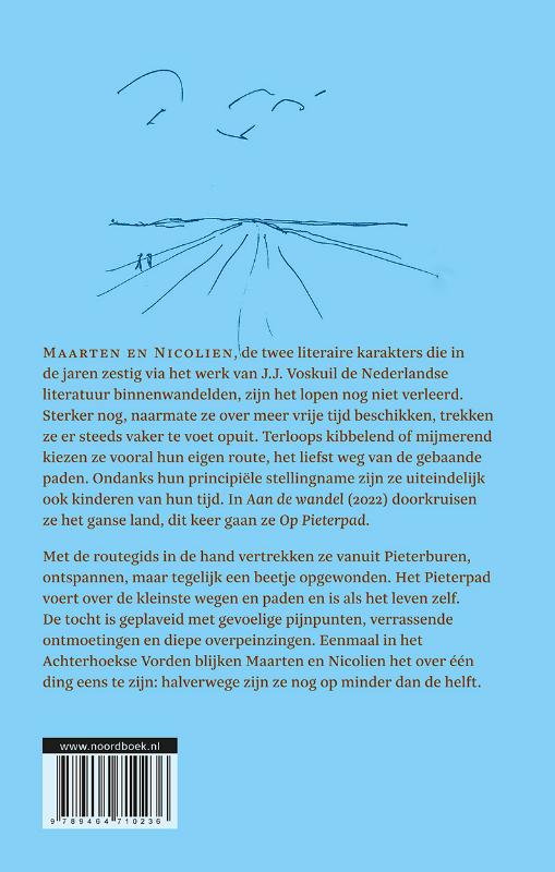 Achterkant van Op Pieterpad