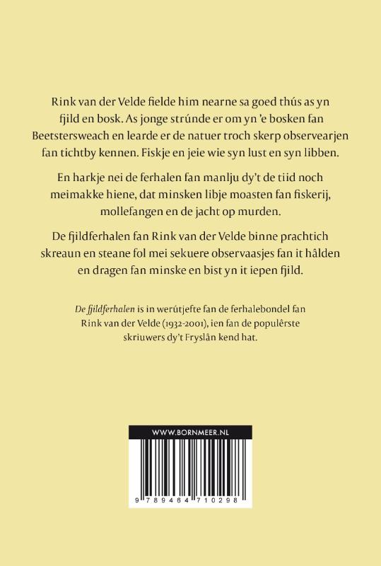 Achterkant van De fjildferhalen