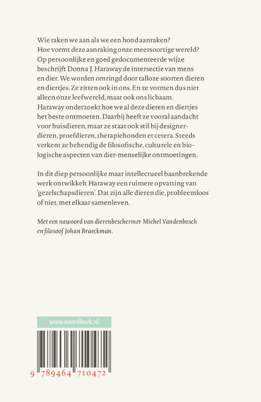Achterkant van Wanneer soorten kennismaken