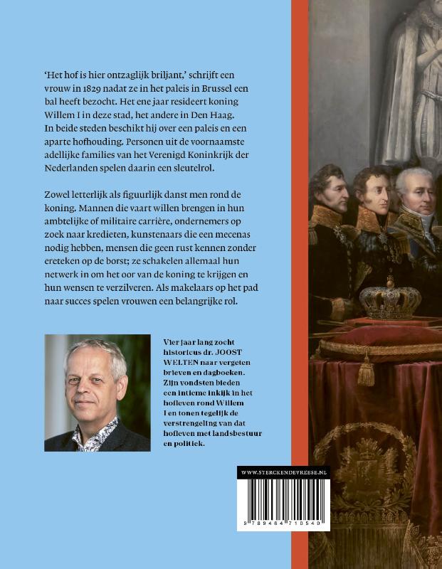 Achterkant van Dansen rond de troon van Willem I