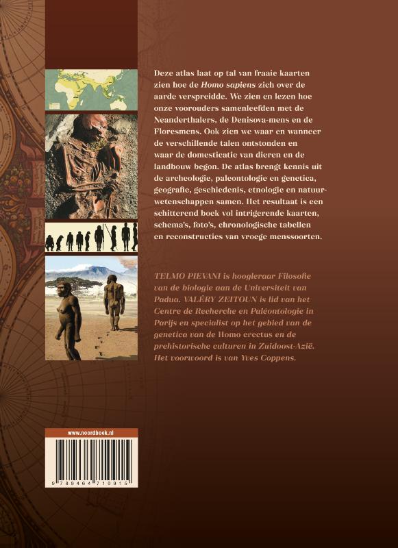 Achterkant van Atlas van de Homo Sapiens