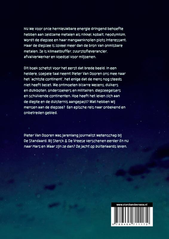 Achterkant van In de diepzee is geen licht (maar wel rijkdom)