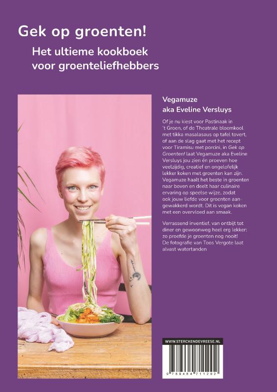 Achterkant van Gek op groenten!