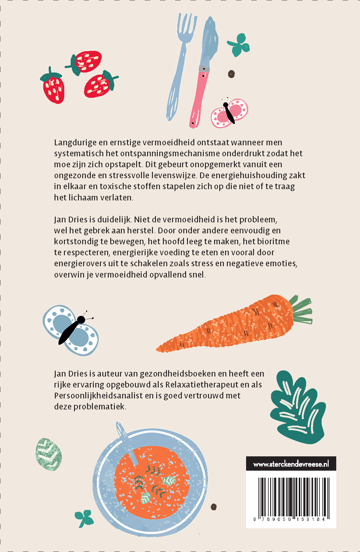 Achterkant van Altijd moe