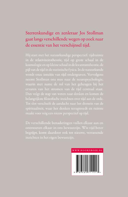 Achterkant van Waarom de tijd (niet) stroomt