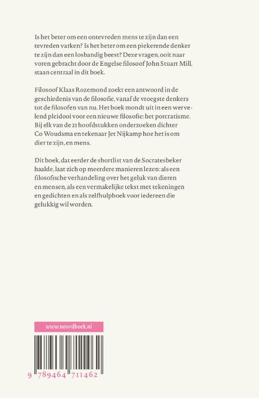 Achterkant van Filosofie voor de zwijnen