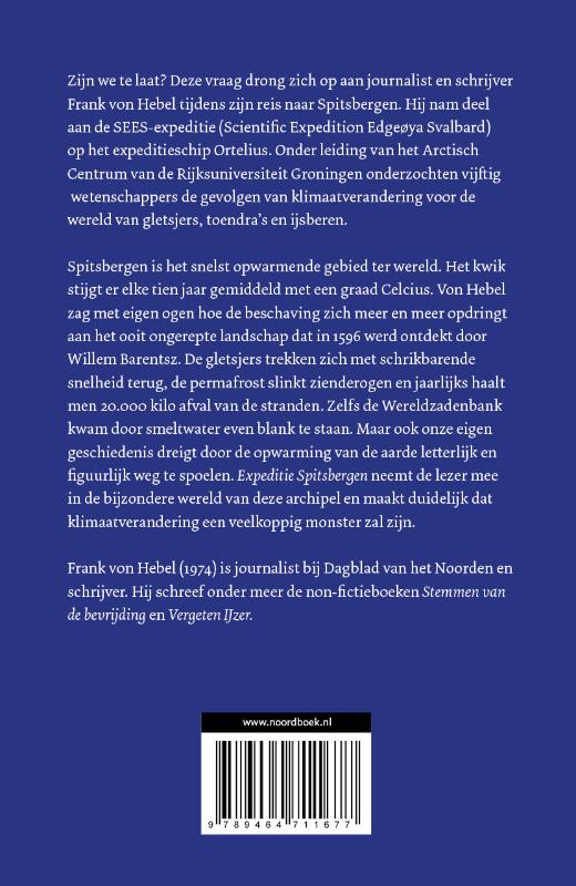 Achterkant van Expeditie Spitsbergen