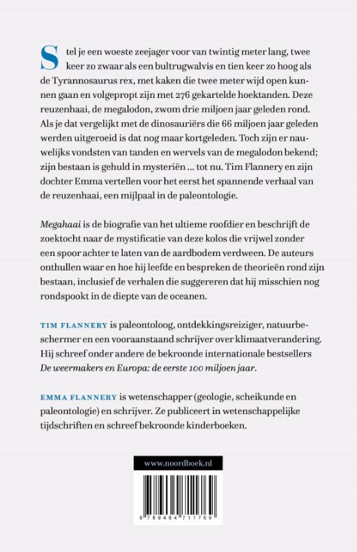 Achterkant van Megahaai