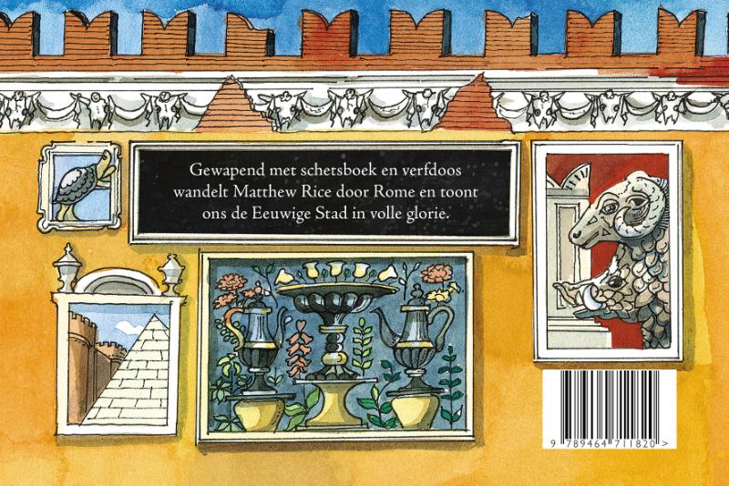 Achterkant van Rome
