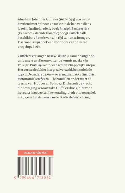 Achterkant van Een alomvattende filosofie