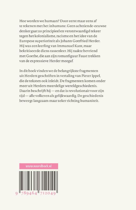 Achterkant van Hoe worden we humaan?