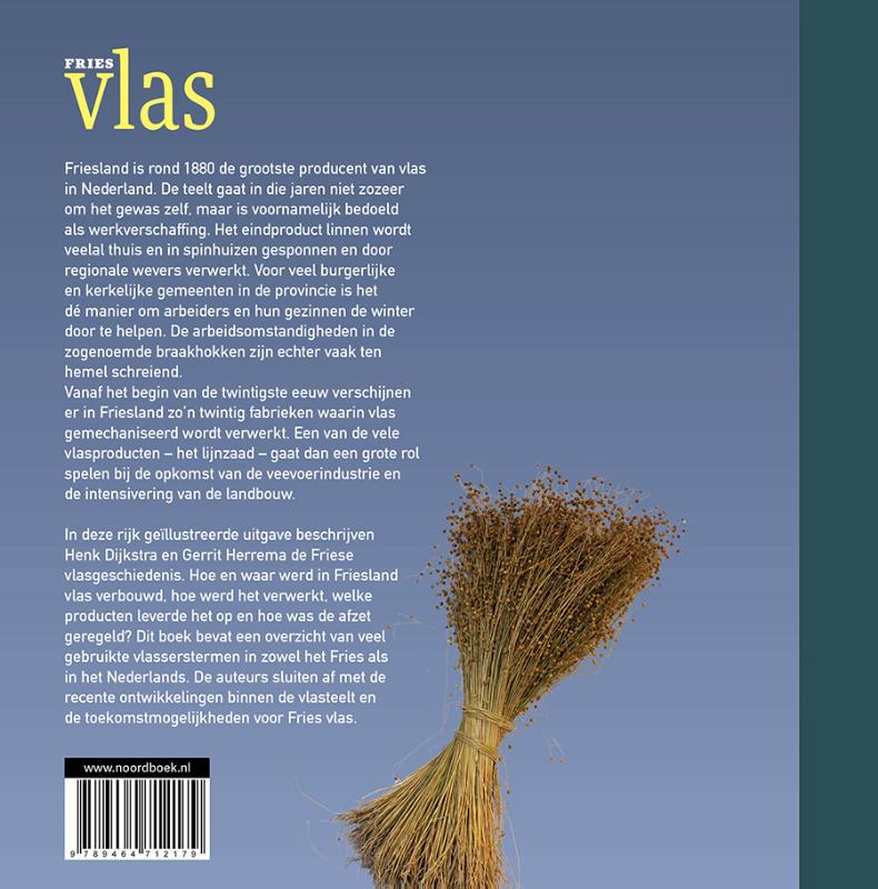 Achterkant van Fries vlas