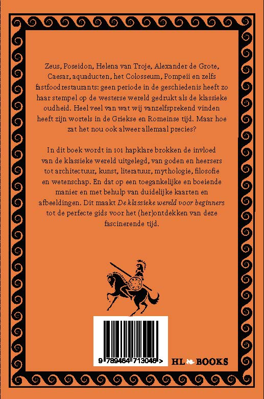 Achterkant van De klassieke wereld voor beginners