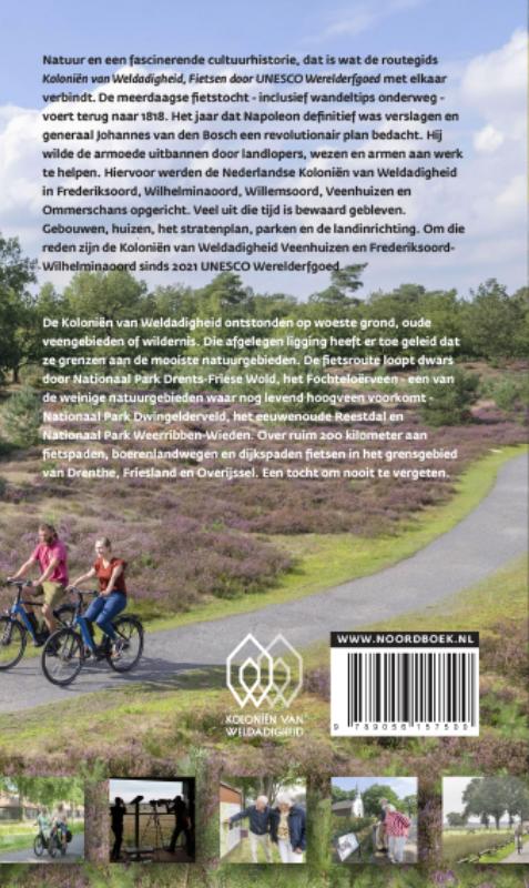 Achterkant van Routegids Koloniën van Weldadigheid