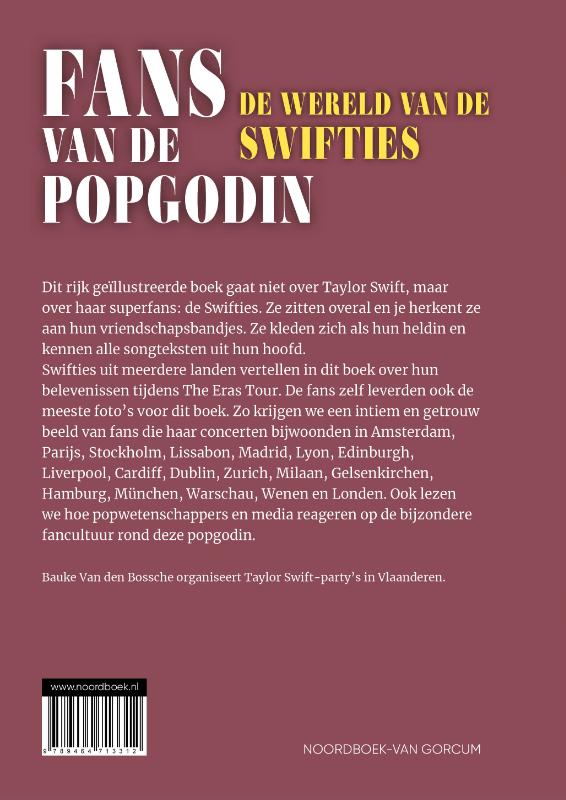Achterkant van Fans van de popgodin