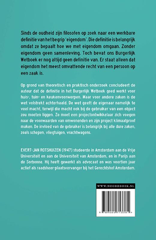 Achterkant van Wat is eigen aan eigendom?