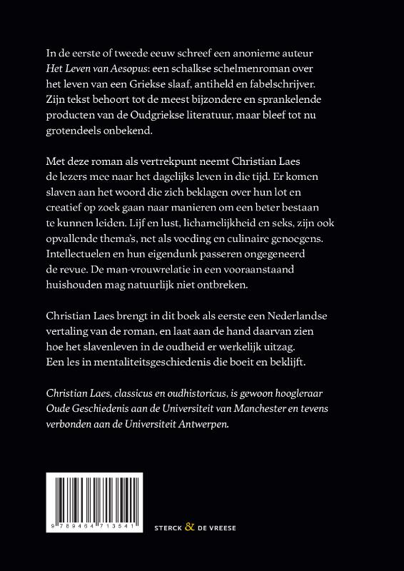 Achterkant van Aesopus