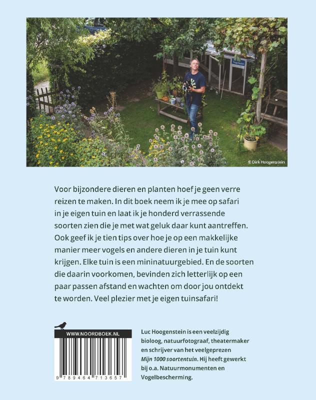 Achterkant van Natuur in eigen tuin