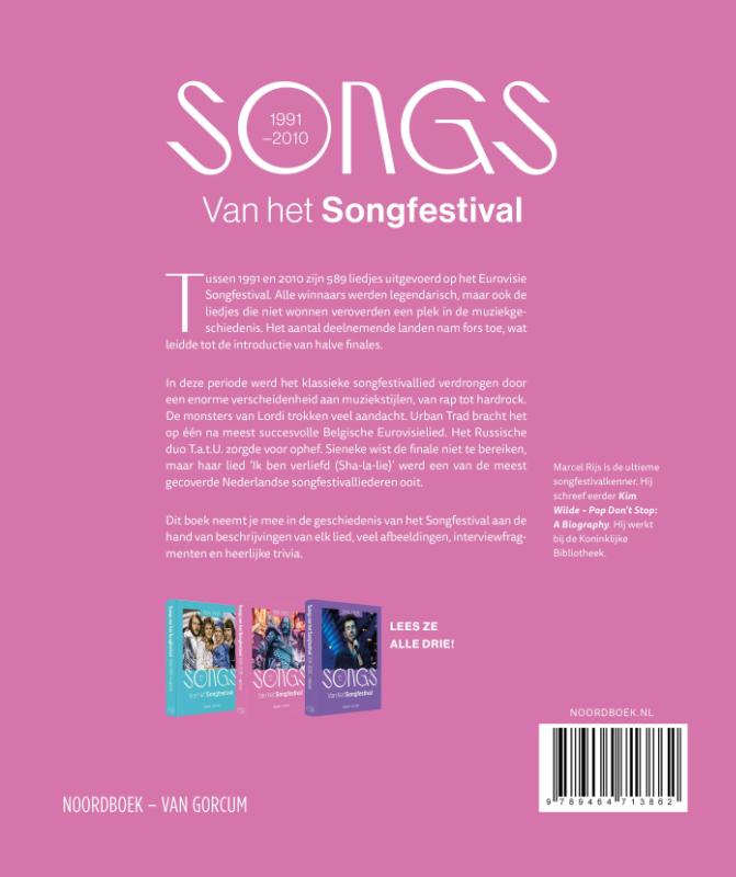 Achterkant van Songs van het Songfestival (1991-2010)