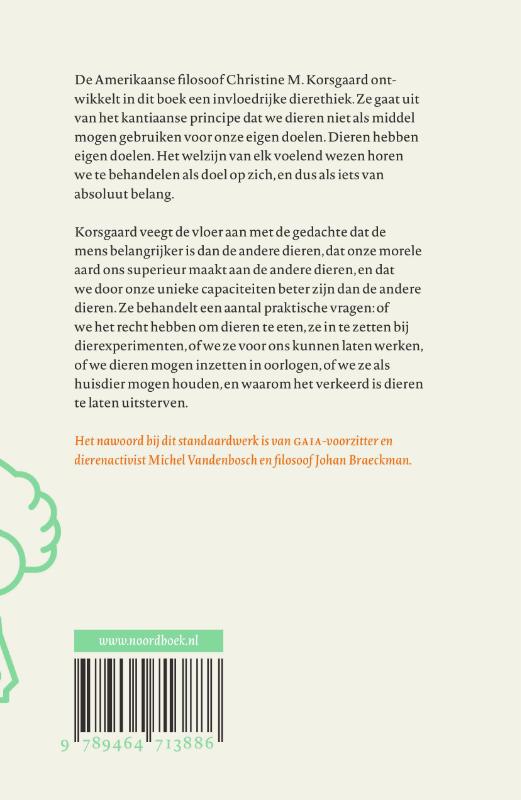 Achterkant van Dieren zoals wij