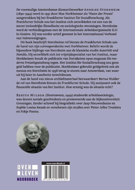 Achterkant van Andries Sternheim (1890-1944)