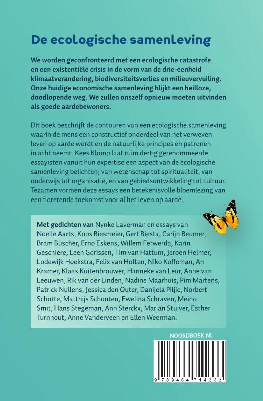 Achterkant van De ecologische samenleving
