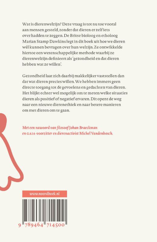 Achterkant van Dierenwelzijn meten