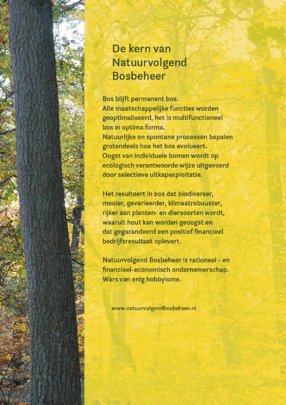Achterkant van Natuurvolgend bosbeheer