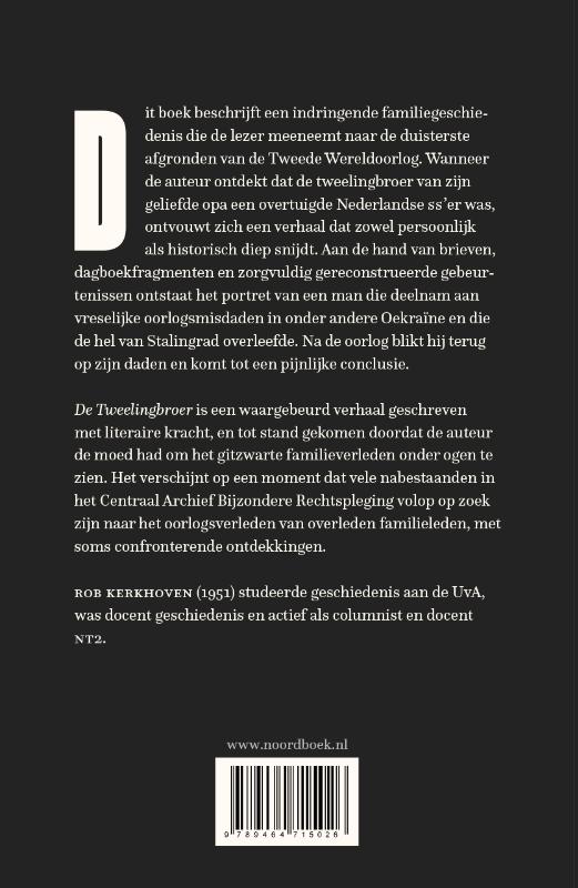 Achterkant van De tweelingbroer