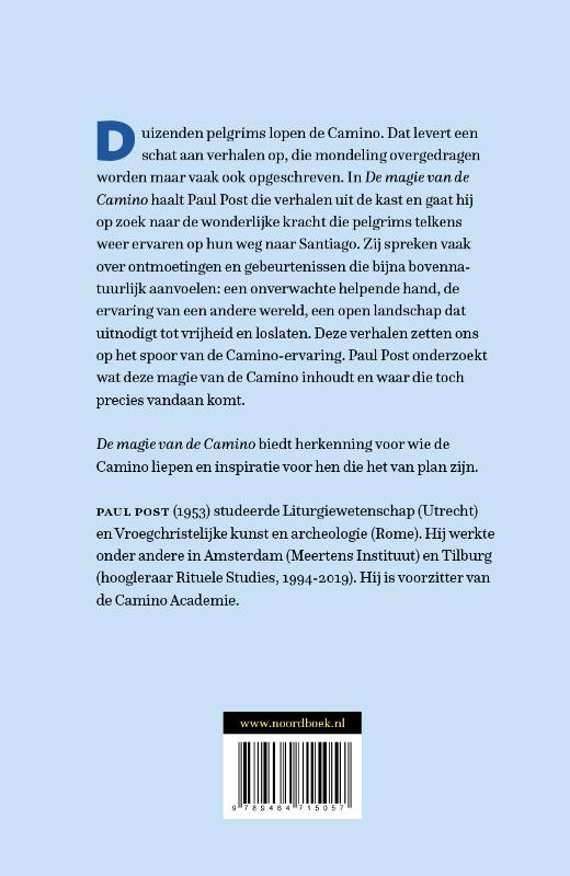 Achterkant van De magie van de Camino
