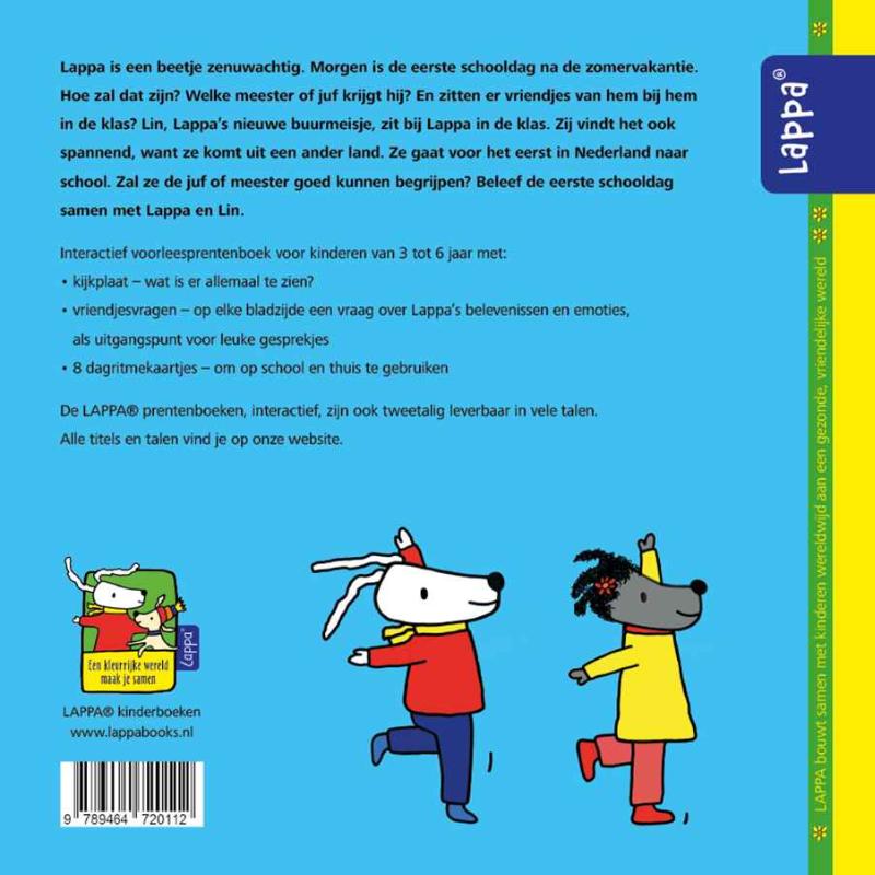 Achterkant van Lappa gaat naar school (NL)