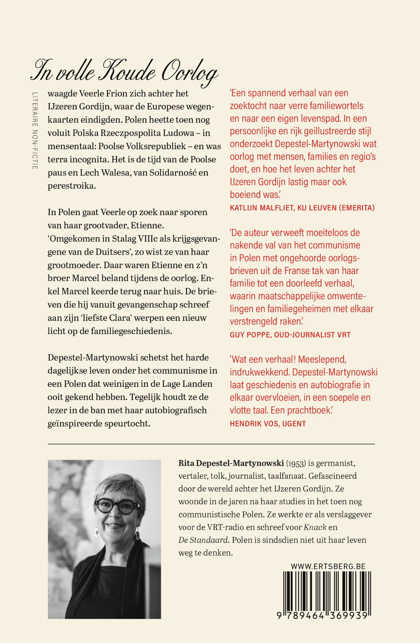 Achterkant van Liefste Clara