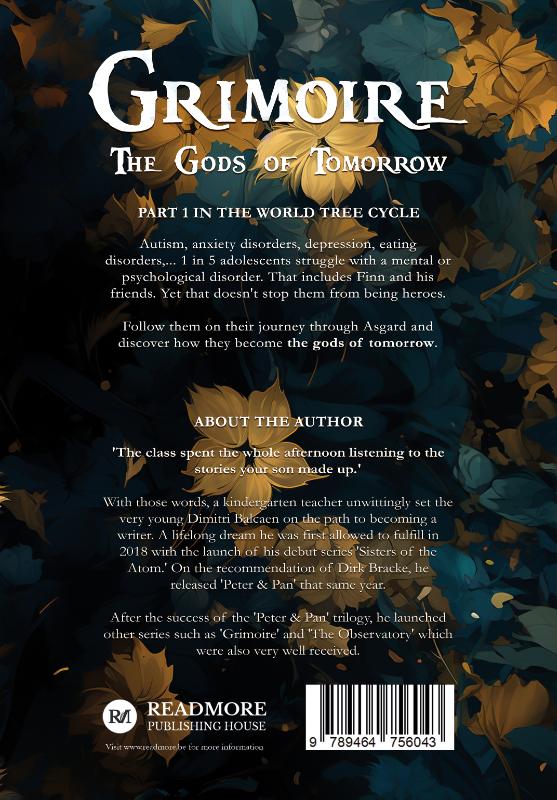 Achterkant van The gods of tomorrow