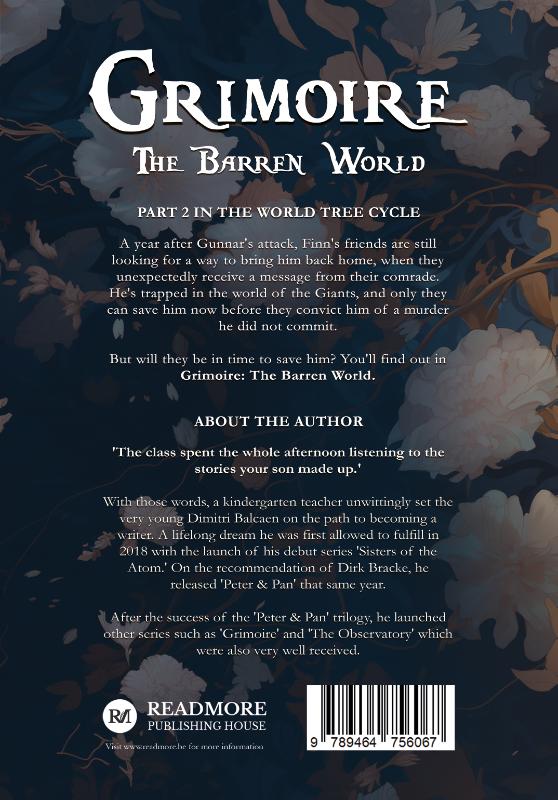 Achterkant van The barren world