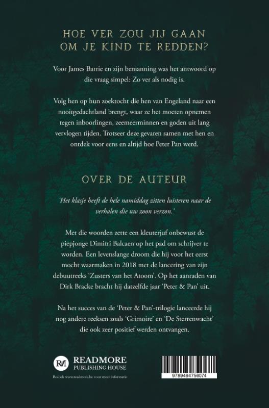 Achterkant van Hoe Peter Pan werd