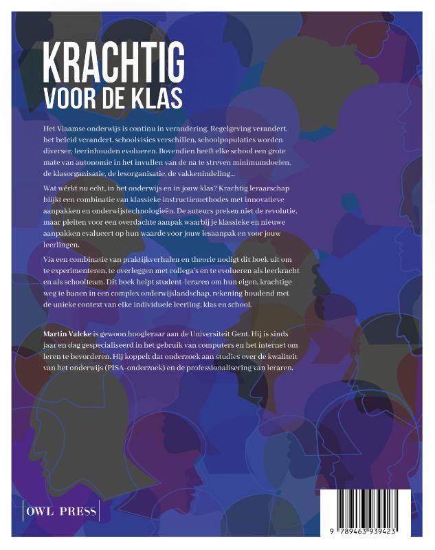 Achterkant van Krachtig voor de klas
