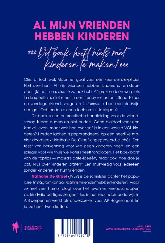 Achterkant van Al mijn vrienden hebben kinderen