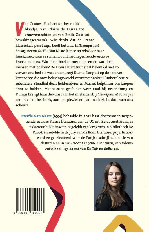 Achterkant van Therapie met Bovary