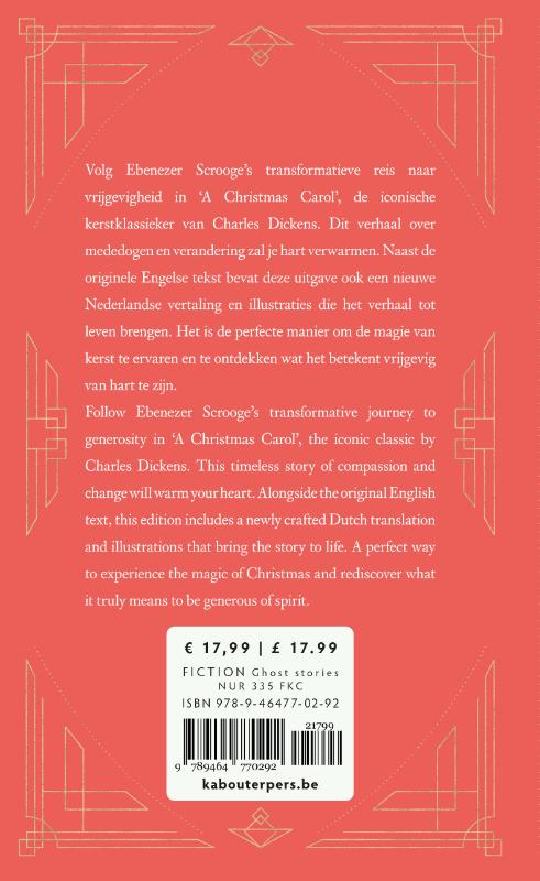 Achterkant van A Christmas carol