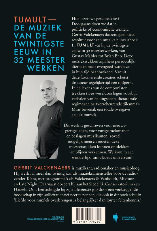 Achterkant van Tumult