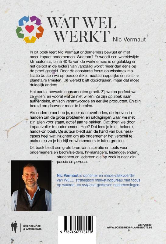 Achterkant van Wat wel werkt