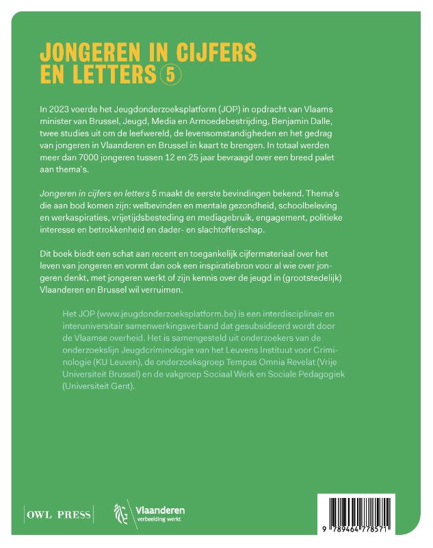 Achterkant van Jongeren in cijfers en letters 5