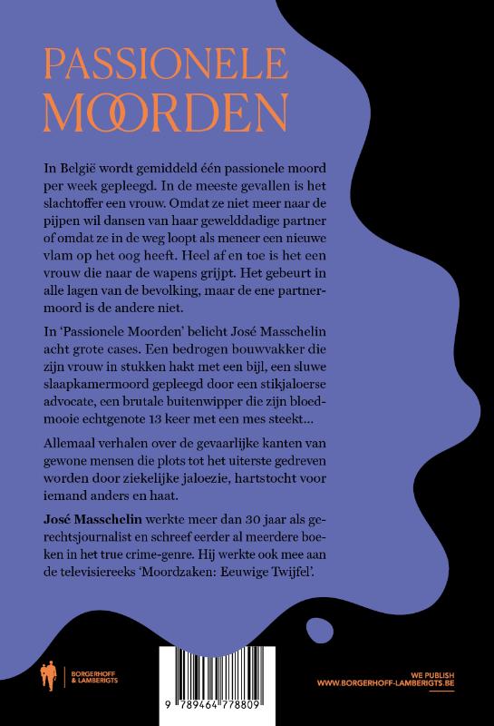 Achterkant van Passionele moorden
