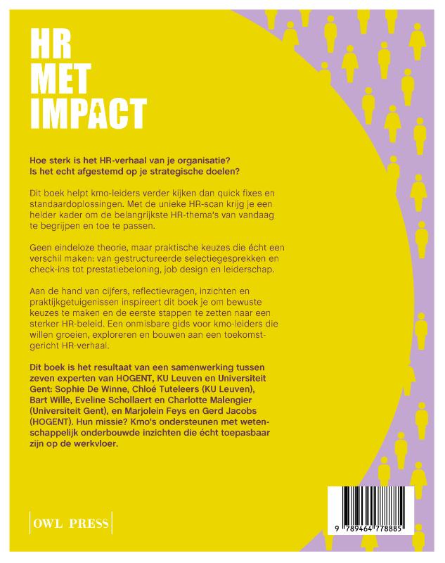 Achterkant van HR met impact