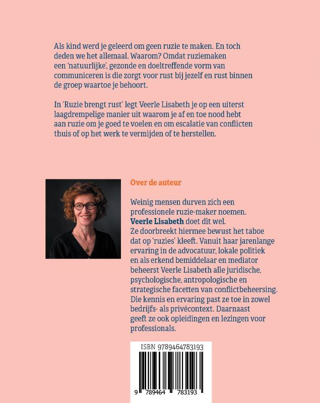 Achterkant van Ruzie brengt rust
