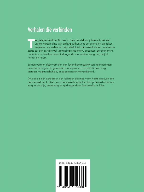 Achterkant van Ic Dien - de stek voor verpleegkunde