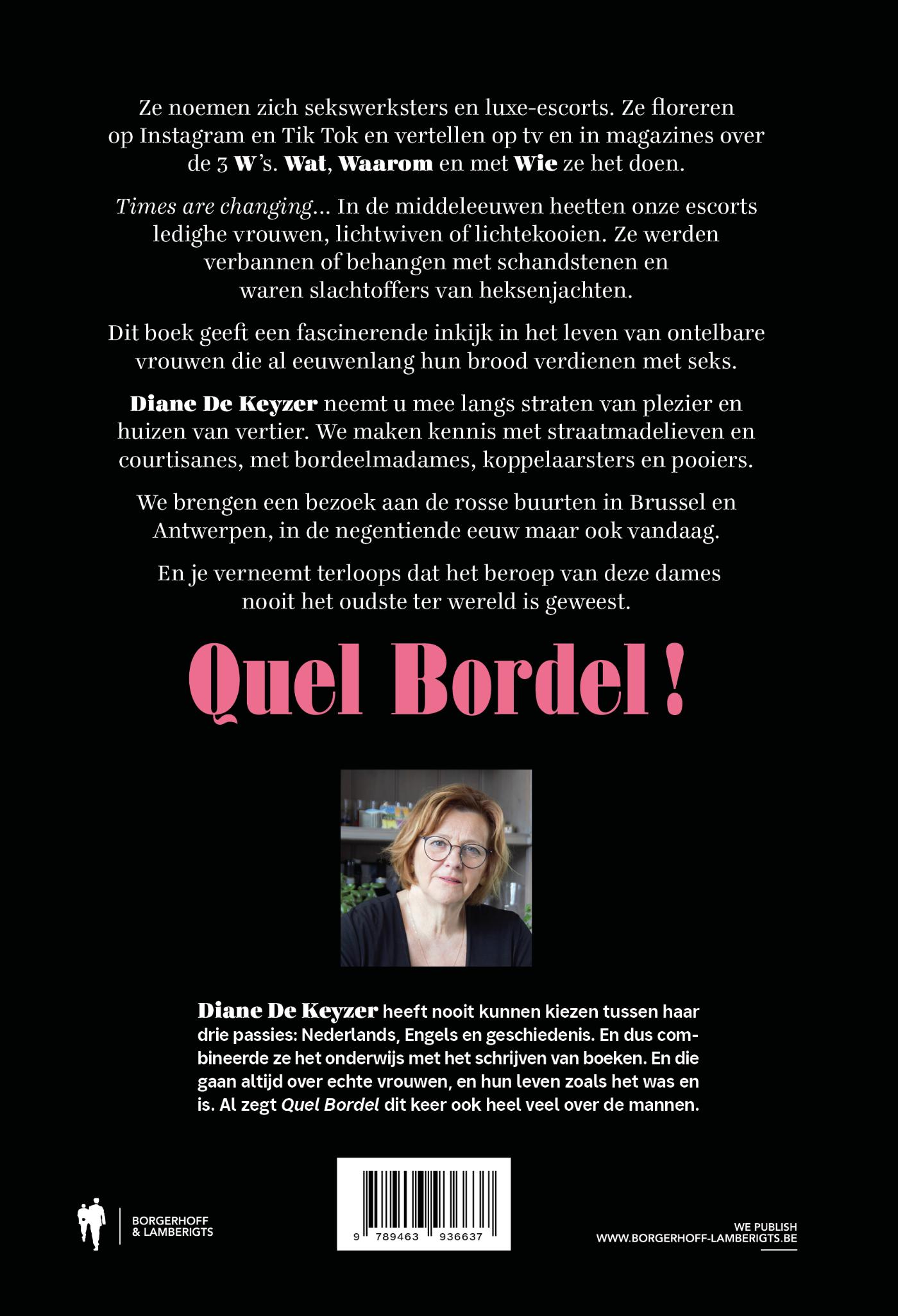 Achterkant van Quel Bordel