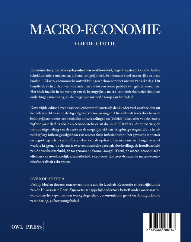 Achterkant van Macro-economie 2023