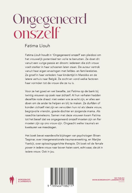 Achterkant van Ongegeneerd onszelf